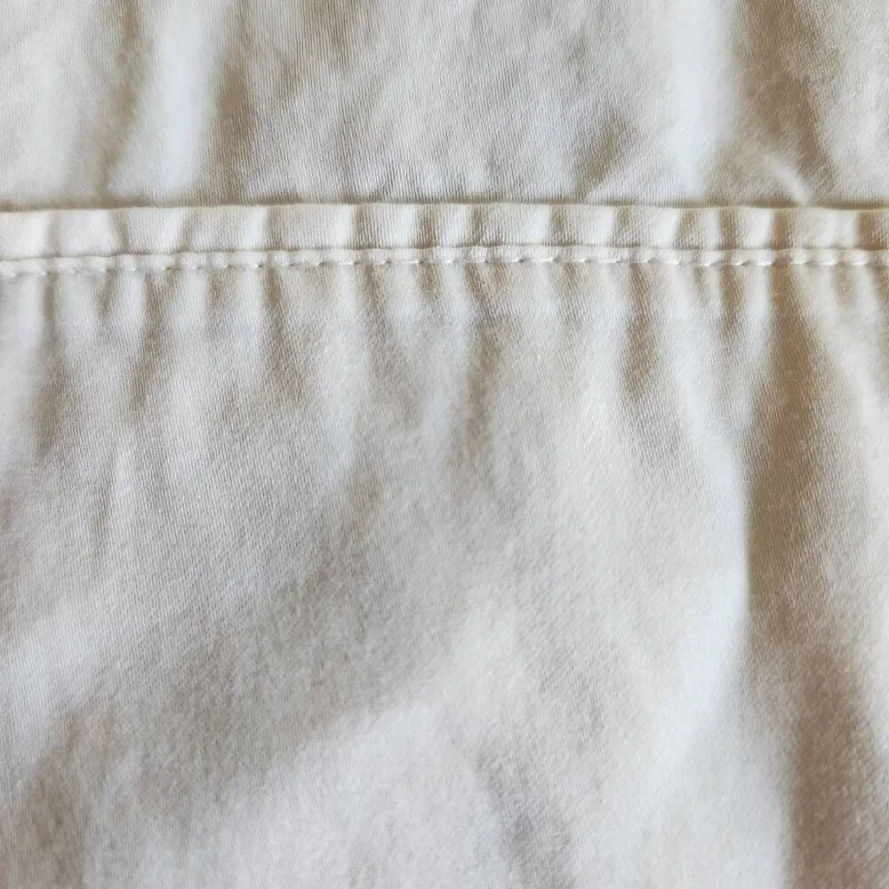 Long cream pillowcase 37x18